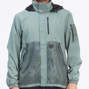 Billabong Green Windbreaker Jacket